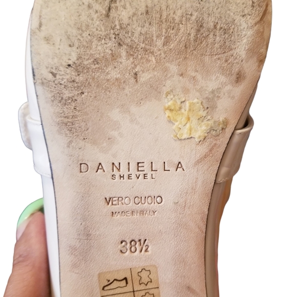 Daniella Shevel Size 38.5 Patent Leather Blush Shoes - Picture 7 of 10